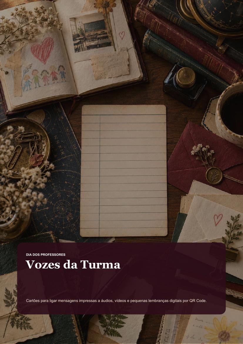 Capa · Vozes da Turma